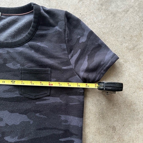 T By Talbots Short Sleeve Patch Pocket Dress Camo - Picture 4 of 7